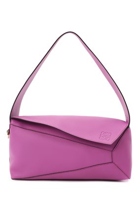 Женская сумка puzzle hobo LOEWE фуксия цвета, арт. A510J67X01 | Фото 1 (Размер: medium; Материал: Натуральная кожа; Сумки-технические: Сумки top-handle)