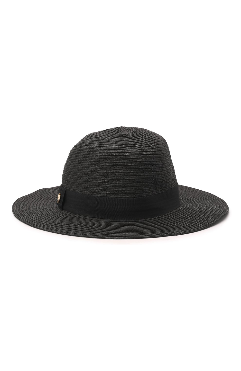 Женская шляпа fedora MELISSA ODABASH черного цвета, арт. FED0RA | Фото 3 (Материал: Растительное волокно)