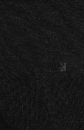 Мужские носки из шерсти и хлопка FALKE темно-серого цвета, арт. 14416. | Фото 2 (Материал внешний: Шерсть; Кросс-КТ: бельё)