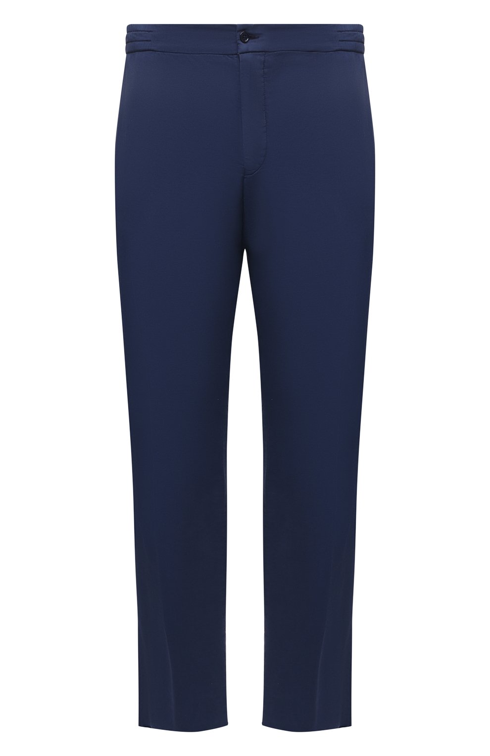 Мужские брюки из хлопка и шелка MARCO PESCAROLO синего цвета, арт. CHIAIAM/ZIP+SFILA/4502 | Фото 1 (Big sizes: Big Sizes; Длина (брюки, джинсы): Стандартные; Случай: Повседневный; Материал внешний: Хлопок; Стили: Кэжуэл)