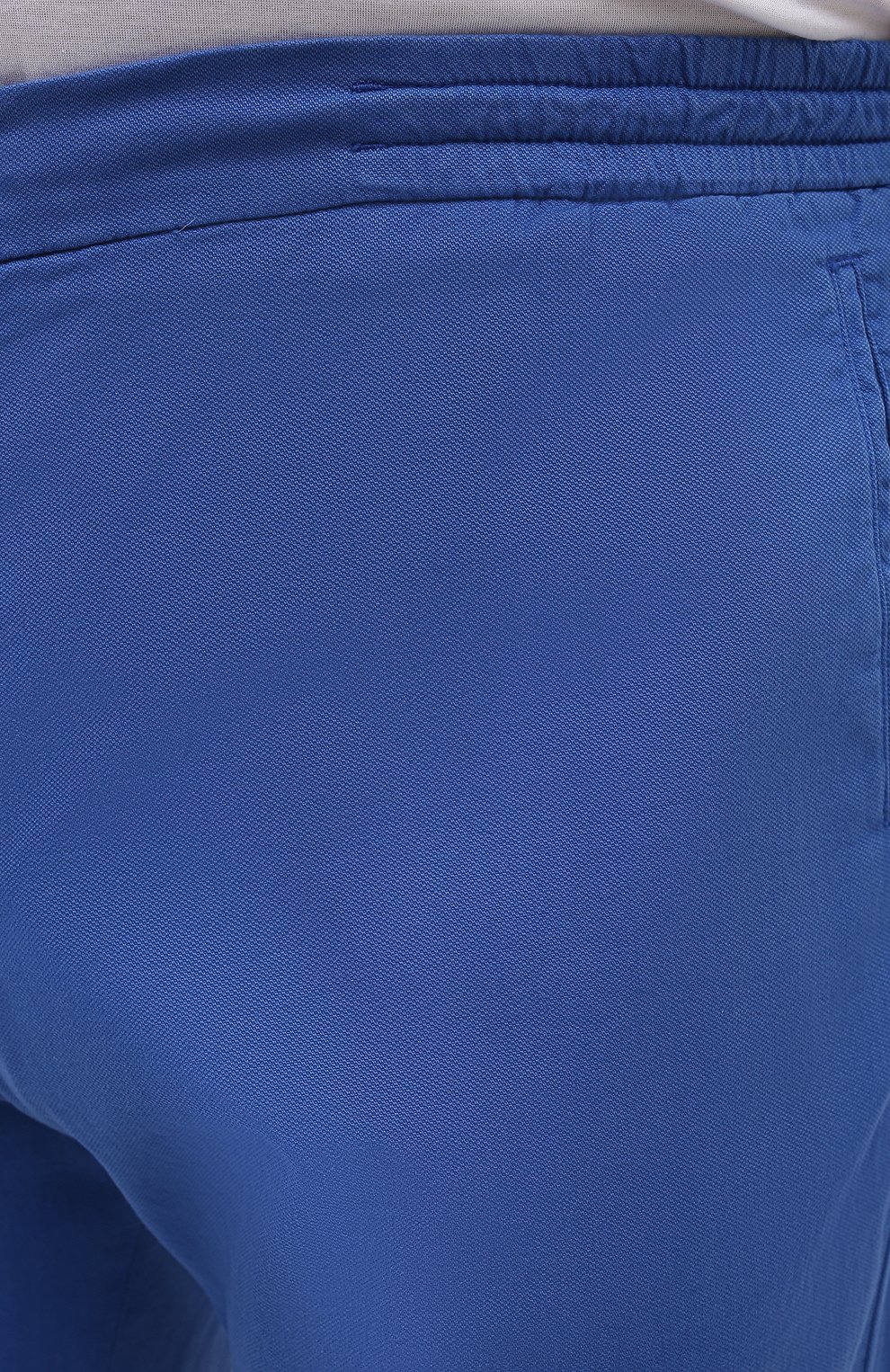 Мужские брюки MARCO PESCAROLO синего цвета, арт. CHIAIAM/ZIP+SFILA/4504 | Фото 5 (Big sizes: Big Sizes; Длина (брюки, джинсы): Стандартные; Случай: Повседневный; Материал внешний: Хлопок, Лиоцелл, Растительное волокно; Стили: Кэжуэл)