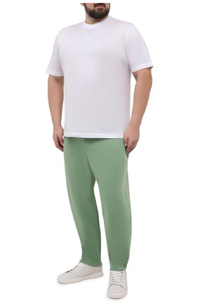 Мужские джоггеры POLO RALPH LAUREN зеленого цвета по цене 12400 руб., арт. 711652314/PRL BS | Фото 2 Мужские джоггеры POLO RALPH LAUREN зеленого цвета, арт. 711652314/PRL BS | Фото 2 (Материал внешний: Хлопок, Синтетический материал; Длина (брюки, джинсы): Стандартные; Мужское Кросс-КТ: Брюки-трикотаж; Силуэт М (брюки): Джоггеры; Стили: Кэжуэл; Big sizes: Big Sizes)