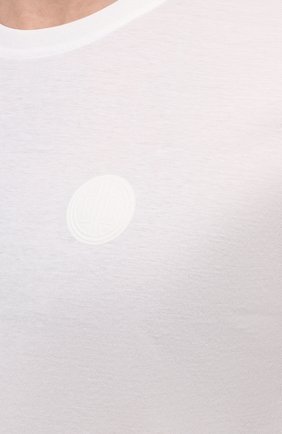 Мужская хлопковая футболка LIMITATO белого цвета, арт. BR0SNAN/T-SHIRT | Фото 5 (Принт: Без принта; Рукава: Короткие; Длина (для топов): Стандартные; Материал внешний: Хлопок; Стили: Кэжуэл)