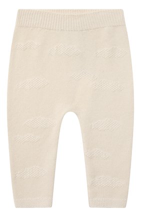 Детские кашемировые брюки LORO PIANA кремвого цвета, арт. FAM0633 | Фото 1 (Кросс-КТ НВ: Ползунки-одежда)
