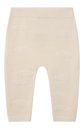 Детские кашемировые брюки LORO PIANA кремвого цвета, арт. FAM0633 | Фото 2 (Кросс-КТ НВ: Ползунки-одежда)