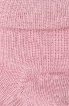 Детские шерстяные носки WOOL&COTTON розового цвета, арт. NMML | Фото 2