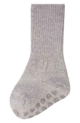Детские шерстяные носки WOOL&COTTON серого цвета, арт. NAML | Фото 1