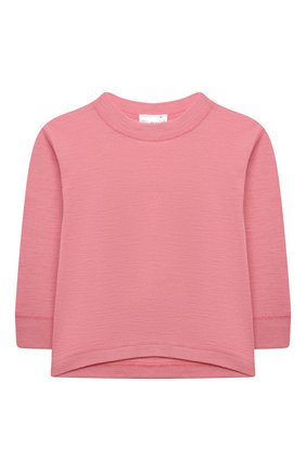 Детский комплект из лонгслива и брюк WOOL&COTTON розового цвета по цене 6060 руб., арт. ORUFP | Фото 2 Детский комплект из лонгслива и брюк WOOL&COTTON розового цвета, арт. ORUFP | Фото 2 (Рукава: Короткие; Материал внешний: Шерсть)