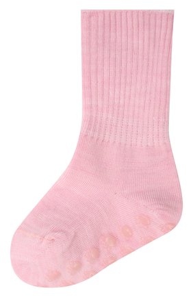 Детские шерстяные носки WOOL&COTTON розового цвета, арт. NAML | Фото 1