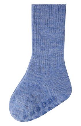 Детские шерстяные носки WOOL&COTTON голубого цвета, арт. NAML | Фото 1
