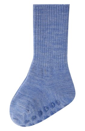 Детские шерстяные носки WOOL&COTTON голубого цвета по цене 840 руб., арт. NAML | Фото 1 Детские шерстяные носки WOOL&COTTON голубого цвета, арт. NAML | Фото 1
