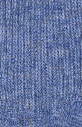 Детские шерстяные носки WOOL&COTTON голубого цвета, арт. NAML | Фото 2