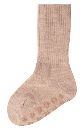 Детские шерстяные носки WOOL&COTTON бежевого цвета по цене 0 руб., арт. NAML | Фото 1 Детские шерстяные носки WOOL&COTTON бежевого цвета, арт. NAML | Фото 1