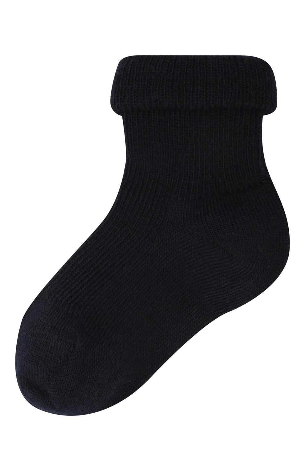 Детские шерстяные носки WOOL&COTTON темно-синего цвета, арт. NMML | Фото 1