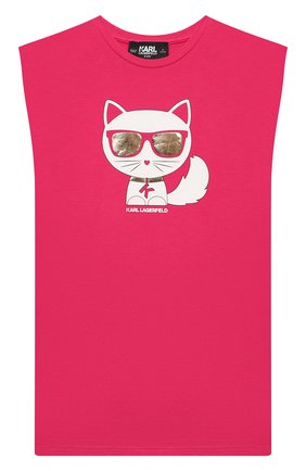 Детское платье KARL LAGERFELD KIDS фуксия цвета по цене 11750 руб., арт. Z12201 | Фото 1 Детское платье KARL LAGERFELD KIDS фуксия цвета, арт. Z12201 | Фото 1 (Материал внешний: Синтетический материал, Хлопок; Рукава: Короткие; Ростовка одежда: 9 лет | 134 см, 12 лет | 152 см, 13 - 15 лет | 158 см, 5 лет | 110 см, 7 лет | 122 см)