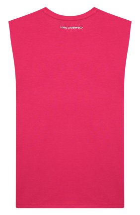 Детское платье KARL LAGERFELD KIDS фуксия цвета по цене 11750 руб., арт. Z12201 | Фото 2 Детское платье KARL LAGERFELD KIDS фуксия цвета, арт. Z12201 | Фото 2 (Материал внешний: Синтетический материал, Хлопок; Рукава: Короткие; Ростовка одежда: 9 лет | 134 см, 12 лет | 152 см, 13 - 15 лет | 158 см, 5 лет | 110 см, 7 лет | 122 см)