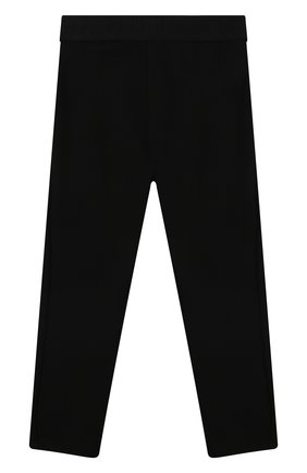 Детские леггинсы из вискозы KARL LAGERFELD KIDS черного цвета по цене 10600 руб., арт. Z14175 | Фото 2 Детские леггинсы из вискозы KARL LAGERFELD KIDS черного цвета, арт. Z14175 | Фото 2 (Материал внешний: Синтетический материал, Вискоза; Случай: Повседневный; Девочки Кросс-КТ: Леггинсы-одежда; Ростовка одежда: 5 лет | 110 см, 7 лет | 122 см)