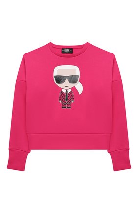 Детский свитшот KARL LAGERFELD KIDS фуксия цвета по цене 11750 руб., арт. Z15368 | Фото 1 Детский свитшот KARL LAGERFELD KIDS фуксия цвета, арт. Z15368 | Фото 1 (Материал внешний: Синтетический материал; Рукава: Длинные; Девочки Кросс-КТ: Свитшот-одежда; Ростовка одежда: 12 лет | 152 см, 13 - 15 лет | 158 см, 16 лет | 164 см)