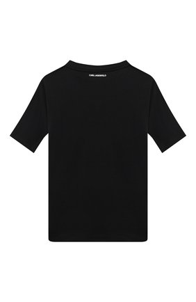 Детское платье KARL LAGERFELD KIDS черного цвета по цене 14250 руб., арт. Z12203 | Фото 2 Детское платье KARL LAGERFELD KIDS черного цвета, арт. Z12203 | Фото 2 (Рукава: Короткие; Материал внешний: Синтетический материал; Ростовка одежда: 9 лет | 134 см, 12 лет | 152 см, 13 - 15 лет | 158 см, 16 лет | 164 см, 5 лет | 110 см, 7 лет | 122 см)
