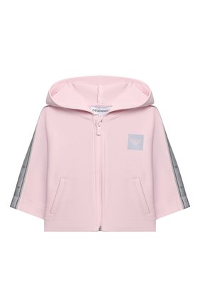 Детский комплект из толстовки и брюк EMPORIO ARMANI розового цвета по цене 24750 руб., арт. 3LEV01/3J49Z | Фото 2 Детский комплект из толстовки и брюк EMPORIO ARMANI розового цвета, арт. 3LEV01/3J49Z | Фото 2