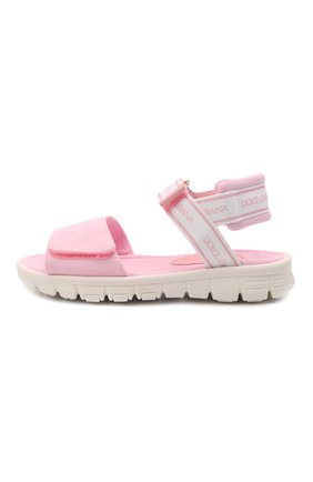 Мужского сандалии DOLCE & GABBANA розового цвета по цене 24550 руб., арт. DA5061/AY233/29-36 | Фото 2 Мужского сандалии DOLCE & GABBANA розового цвета, арт. DA5061/AY233/29-36 | Фото 2 (Материал внешний: Текстиль; Материал внутренний: Текстиль)