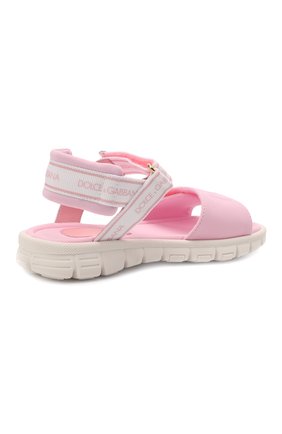 Мужского сандалии DOLCE & GABBANA розового цвета по цене 24550 руб., арт. DA5061/AY233/29-36 | Фото 3 Мужского сандалии DOLCE & GABBANA розового цвета, арт. DA5061/AY233/29-36 | Фото 3 (Материал внешний: Текстиль; Материал внутренний: Текстиль)