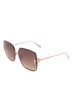 Женские солнцезащитные очки CHOPARD розового цвета, арт. F72M 8FC | Фото 1 (Тип очков: С/з; Очки форма: Квадратные; Оптика Гендер: оптика-женское)