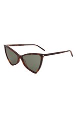 Женские солнцезащитные очки SAINT LAURENT коричневого цвета, арт. SL 475 JERRY 002 | Фото 1 (Тип очков: С/з; Оптика Гендер: оптика-женское; Очки форма: Бабочка)