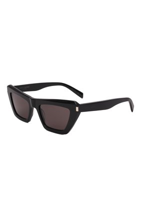 Женские солнцезащитные очки SAINT LAURENT черного цвета, арт. SL 467 001 | Фото 1 (Тип очков: С/з; Очки форма: Прямоугольные; Оптика Гендер: оптика-женское)