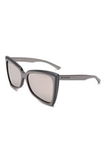 Женские солнцезащитные очки BALENCIAGA серого цвета, арт. BB0174S 004 | Фото 1 (Тип очков: С/з; Оптика Гендер: оптика-женское; Очки форма: Бабочка)