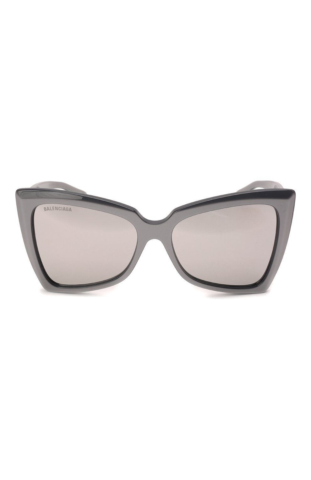 Женские солнцезащитные очки BALENCIAGA серого цвета, арт. BB0174S 004 | Фото 3 (Тип очков: С/з; Оптика Гендер: оптика-женское; Очки форма: Бабочка)