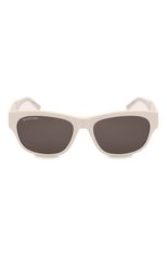 Женские солнцезащитные очки BALENCIAGA белого цвета, арт. BB0164S 003 | Фото 3 (Тип очков: С/з; Оптика Гендер: оптика-женское; Очки форма: Прямоугольные)