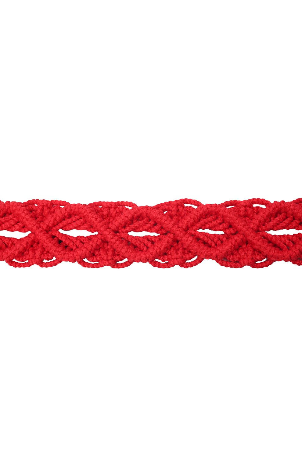 Женский текстильный пояс GIORGIO ARMANI красного цвета, арт. Y1I303/YRG4Y | Фото 3 (Материал: Текстиль)