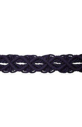 Женский текстильный пояс GIORGIO ARMANI темно-синего цвета, арт. Y1I303/YRG4Y | Фото 3 (Материал: Текстиль)