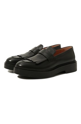 Женские кожаные лоферы SANTONI черного цвета по цене 44350 руб., арт. WUHW58938SM0NUDYN01 | Фото 1 Женские кожаные лоферы SANTONI черного цвета, арт. WUHW58938SM0NUDYN01 | Фото 1 (Материал внешний: Кожа; Подошва: Платформа; Каблук высота: Низкий; Материал внутренний: Натуральная кожа)