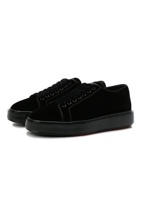 Женские текстильные кеды SANTONI черного цвета по цене 44350 руб., арт. WBCD60819NLARXMLN01 | Фото 1 Женские текстильные кеды SANTONI черного цвета, арт. WBCD60819NLARXMLN01 | Фото 1 (Подошва: Платформа; Материал внешний: Текстиль; Материал внутренний: Натуральная кожа; Материал утеплителя: Без утеплителя)