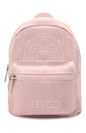 Женский рюкзак kampus mini KENZO светло-розового цвета, арт. FA65SF301F20 | Фото 1 (Ремень/цепочка: На ремешке; Размер: mini; Материал: Текстиль)