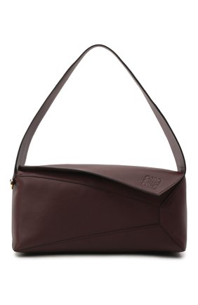 Женская сумка puzzle hobo LOEWE бордового цвета, арт. A510J67X01 | Фото 1 (Материал: Натуральная кожа; Размер: medium; Сумки-технические: Сумки top-handle)