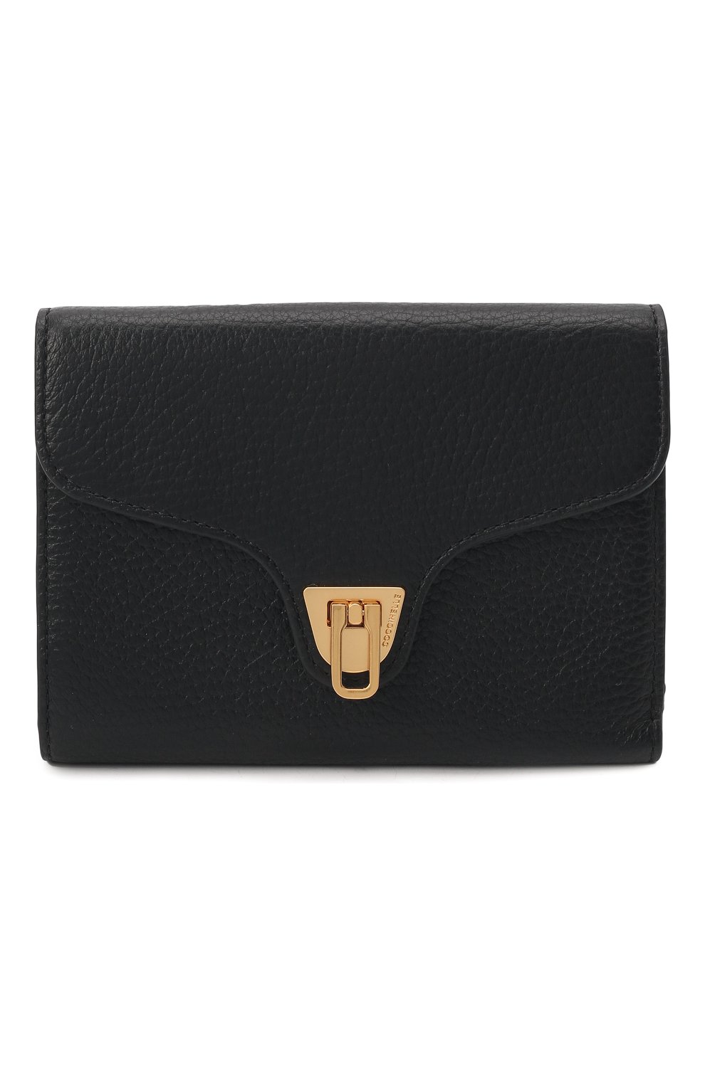 Женские кожаный кошелек COCCINELLE черного цвета, арт. E2 LF6 11 66 01 | Фото 1 (Материал: Натуральная кожа)