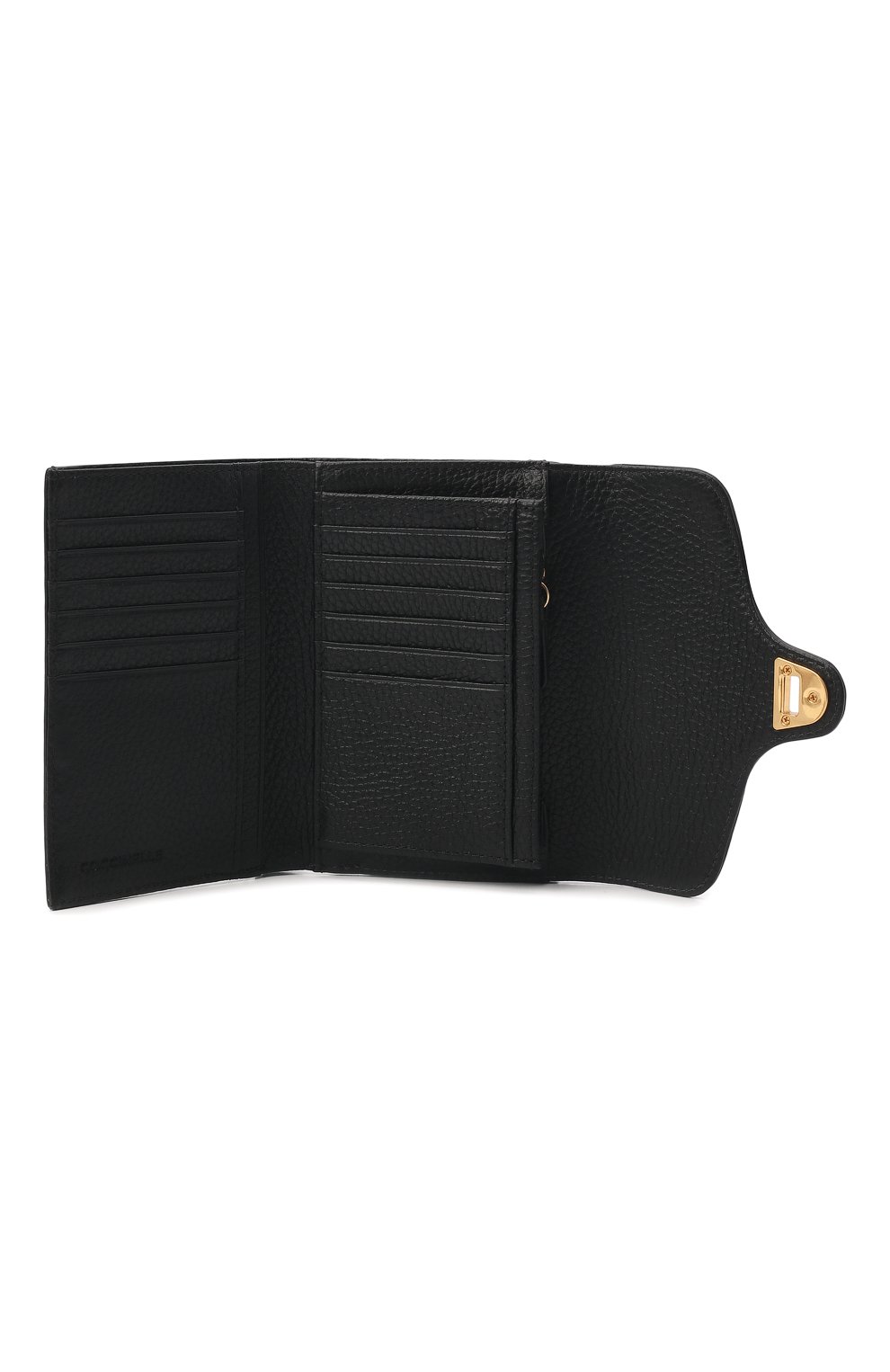 Женские кожаный кошелек COCCINELLE черного цвета, арт. E2 LF6 11 66 01 | Фото 3 (Материал: Натуральная кожа)