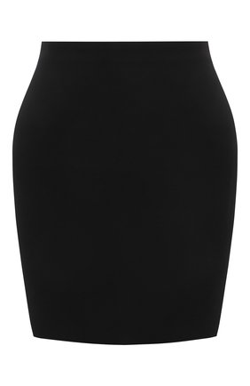 Женская юбка NANUSHKA черного цвета, арт. NW22RSSK00299 | Фото 1 (Материал внешний: Синтетический материал, Вискоза; Длина Ж (юбки, платья, шорты): Мини; Стили: Минимализм; Женское Кросс-КТ: Юбка-одежда; Кросс-КТ: Трикотаж)