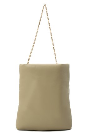 Женская сумка NANUSHKA темно-бежевого цвета, арт. NW22RSBG03573 | Фото 1 (Материал: Текстиль, Экокожа; Размер: small; Сумки-технические: Сумки top-handle)