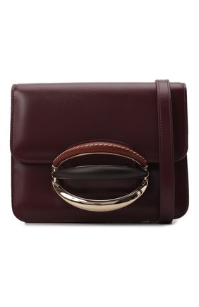 Женская сумка kattie CHLOÉ бордового цвета по цене 181500 руб., арт. CHC22SS500G14 | Фото 6 Женская сумка kattie CHLOÉ бордового цвета, арт. CHC22SS500G14 | Фото 6 (Сумки-технические: Сумки через плечо; Материал: Натуральная кожа; Региональные ограничения белый список (Axapta Mercury): RU; Размер: mini; Ремень/цепочка: На ремешке)