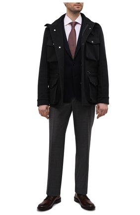 Мужские кожаные монки CORNELIANI темно-коричневого цвета, арт. 89TM15-2120916 | Фото 2 (Материал внутренний: Натуральная кожа; Материал внешний: Кожа; Стили: Классический)