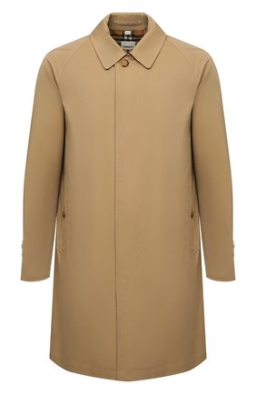Мужской хлопковый плащ BURBERRY бежевого цвета по цене 157000 руб., арт. 8018811 | Фото 1 Мужской хлопковый плащ BURBERRY бежевого цвета, арт. 8018811 | Фото 1 (Материал внешний: Хлопок; Длина (верхняя одежда): До середины бедра; Рукава: Длинные; Материал подклада: Хлопок; Мужское Кросс-КТ: Плащ-верхняя одежда; Стили: Классический, Кэжуэл)