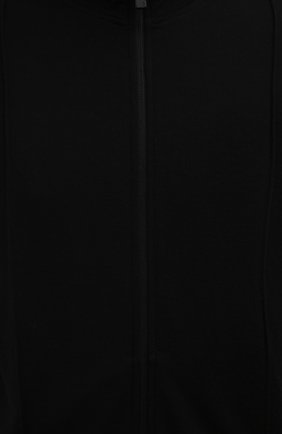 Мужской шерстяной кардиган ERMENEGILDO ZEGNA черного цвета, арт. UZ565/812 | Фото 5 (Мужское Кросс-КТ: Кардиган-одежда; Материал внешний: Шерсть; Рукава: Длинные; Длина (для топов): Стандартные; Стили: Кэжуэл)