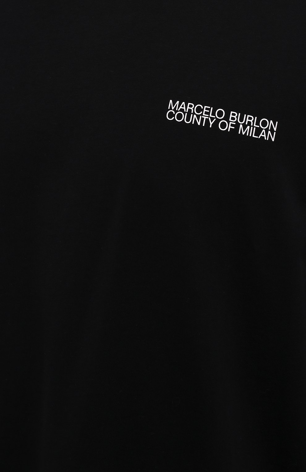 Мужская хлопковая футболка MARCELO BURLON черного цвета, арт. CMAA054C99JER001 | Фото 5 (Рукава: Короткие; Длина (для топов): Стандартные; Стили: Гранж; Принт: С принтом; Материал внешний: Хлопок)