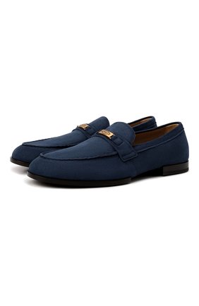 Мужские замшевые лоферы TOD’S темно-синего цвета по цене 48950 руб., арт. XXM02E0FL700A6 | Фото 1 Мужские замшевые лоферы TOD’S темно-синего цвета, арт. XXM02E0FL700A6 | Фото 1 (Материал внутренний: Натуральная кожа, Текстиль; Материал внешний: Кожа, Замша; Стили: Кэжуэл)