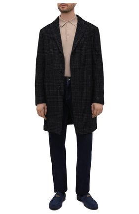Мужские замшевые лоферы TOD’S темно-синего цвета по цене 48950 руб., арт. XXM02E0FL700A6 | Фото 2 Мужские замшевые лоферы TOD’S темно-синего цвета, арт. XXM02E0FL700A6 | Фото 2 (Материал внутренний: Натуральная кожа, Текстиль; Материал внешний: Кожа, Замша; Стили: Кэжуэл)