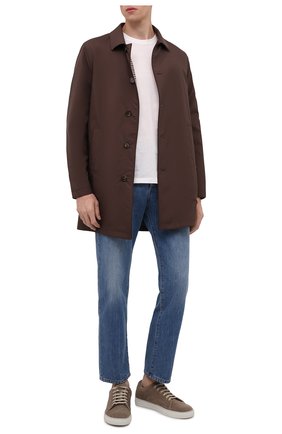 Мужские замшевые кеды dbb1 LANVIN темно-бежевого цвета по цене 41500 руб., арт. FM-SKDBB1-VEGL-P22 | Фото 2 Мужские замшевые кеды dbb1 LANVIN темно-бежевого цвета, арт. FM-SKDBB1-VEGL-P22 | Фото 2 (Подошва: Массивная; Материал внутренний: Натуральная кожа; Материал внешний: Кожа, Замша; Материал утеплителя: Без утеплителя)
